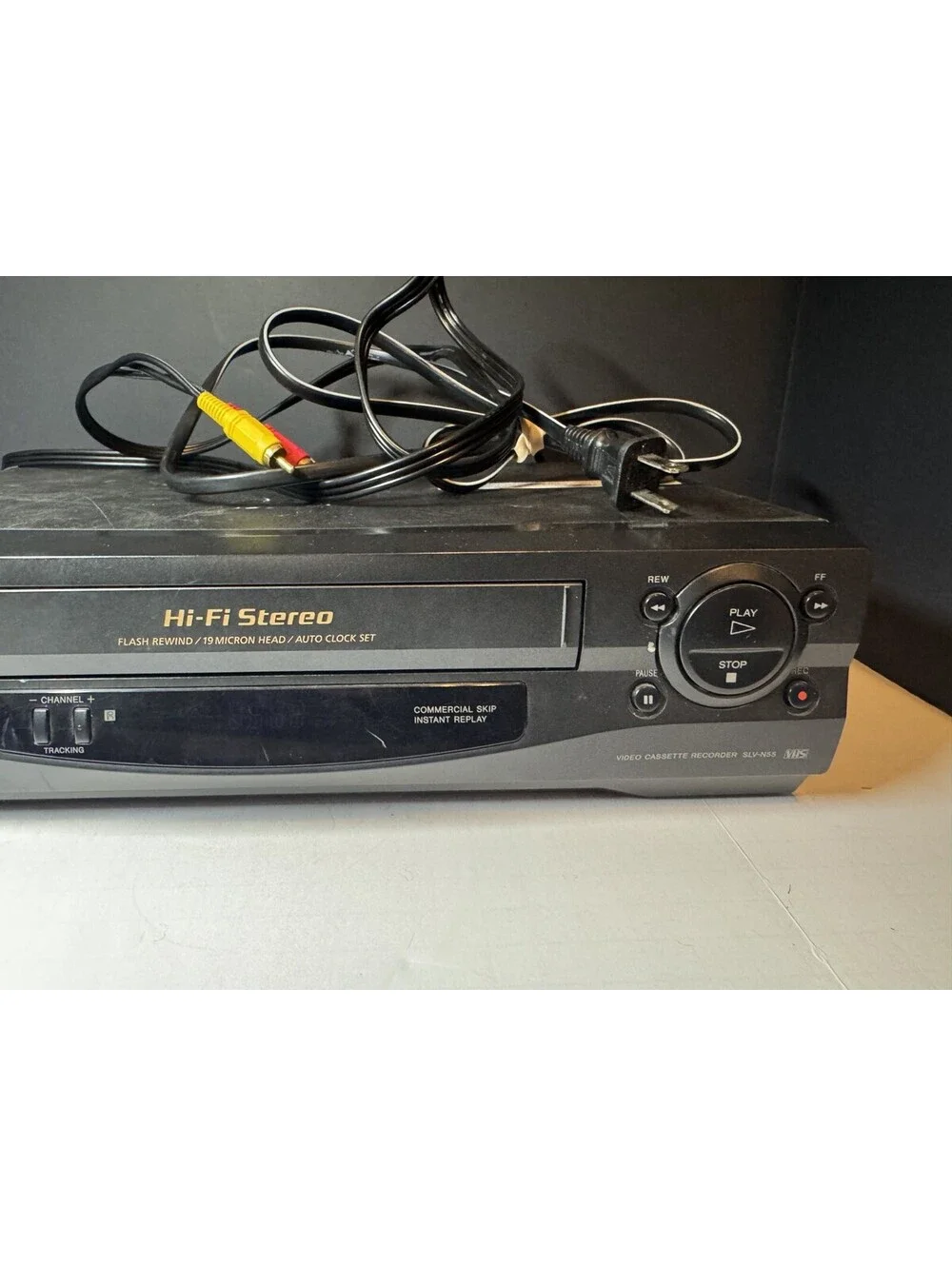 Sony SLV-N55 Hi-Fi Stereo VHS VCR Video Cassette Recorder Working No Remote